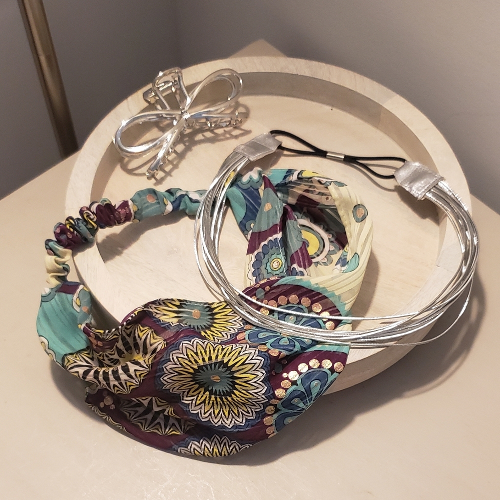 Set Of 3 Fun Hair Accessories
